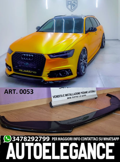 SPLITTER SUITABLE FOR AUDI A5 07-15 GLOSSY BLACK