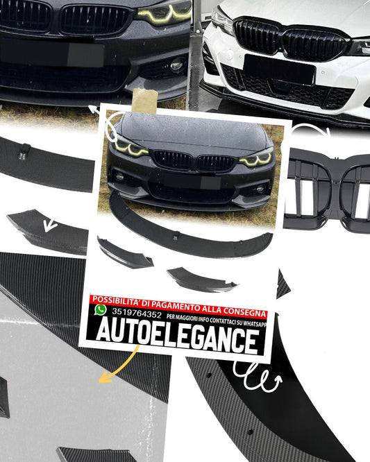 Labbro anteriore spoiler per BMW Serie 4 F32 F33 F36 pacchetto sportivo