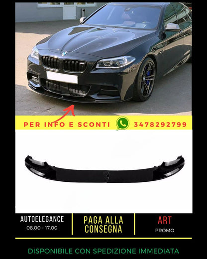 ✨GLOSSY BLACK SPLITTER SUITABLE FOR BMW 5 F10 F11 2010-2017✨