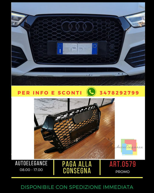 🔥GRILLE SUITABLE FOR AUDI RSQ3 8U 2016-2019 RSQ3 LOOK🔥