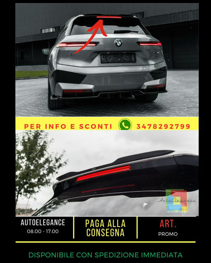 🔥Ala aggiuntiva Spoiler NERO LUCIDO PER BMW iX M-Pack i20 2019+🔥