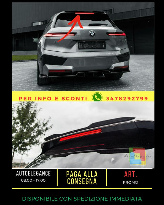 🔥Ala aggiuntiva Spoiler NERO LUCIDO PER BMW iX M-Pack i20 2019+🔥