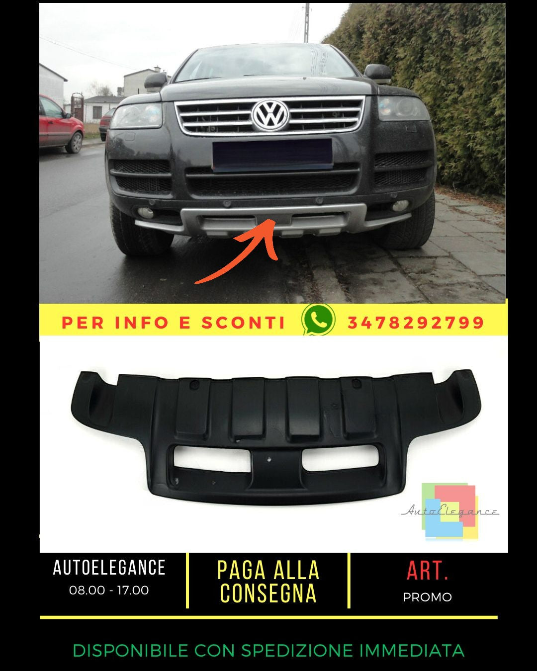 🔥Under bumper SUITABLE FOR VW Touareg 2002-2006🔥