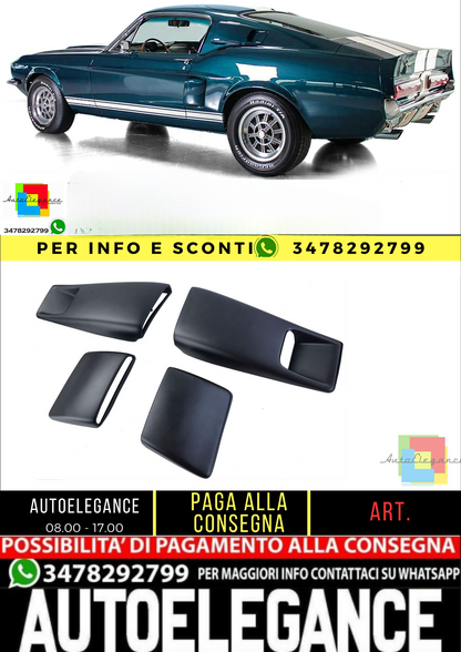 🔥Set presa d'aria pannello laterale per Ford Mustang 67-68 Fastback🔥