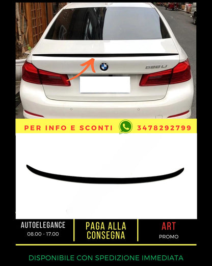 ✨GLOSSY BLACK SPOILER SUITABLE FOR BMW 5 G30 G38 2017+ Sedan✨