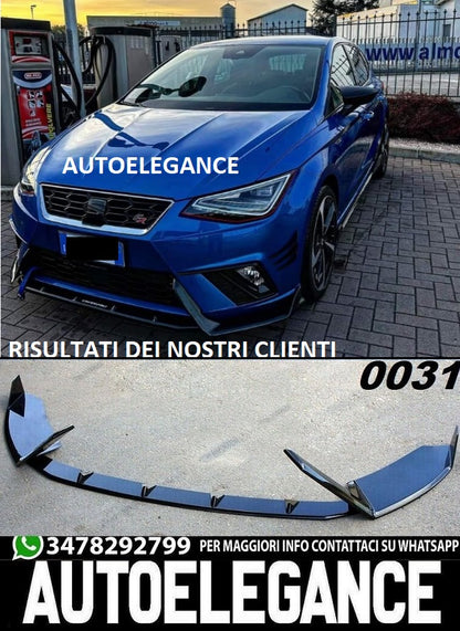 UNDER FRONT BUMPER SEAT IBIZA 6F 2017+ 5 DOORS SPLITTER ABS SPORTY LOOK