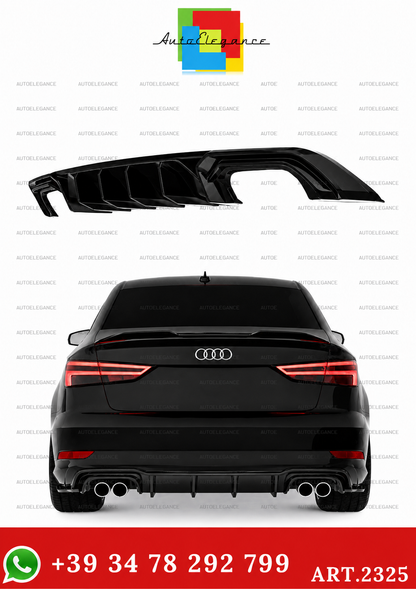 💫ART.2325  DIFFUSORE AUDI A3 8V FACELIFT SEDAN 2016-2020💫