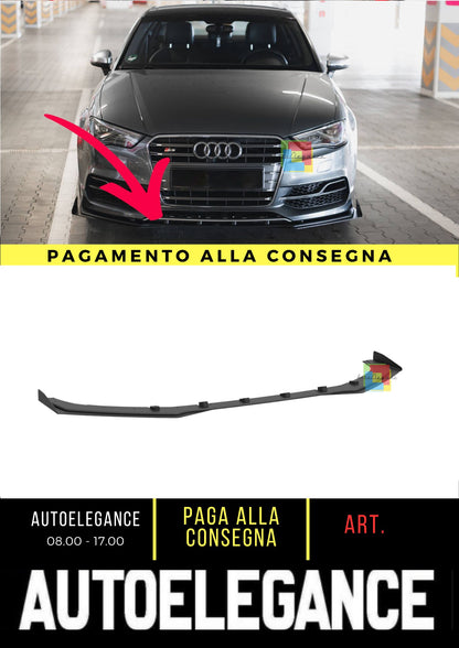 😎Splitter anteriore Street Pro + alette adatto per Audi S3/A3 S-Line Sedan 8V😎