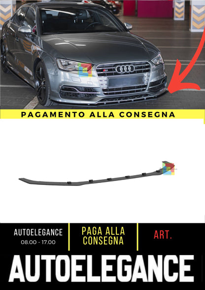 😎Splitter anteriore Street Pro Adatto Per Audi S3 / A3 S-Line Berlina 8V😎