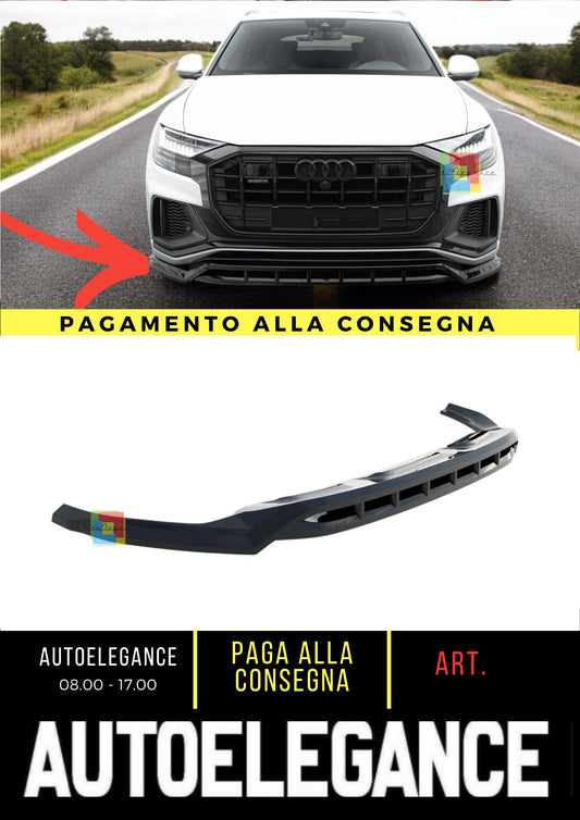 😎Splitter anteriore V.2 Adatto Per Audi SQ8 / Q8 S-Line Mk1😎