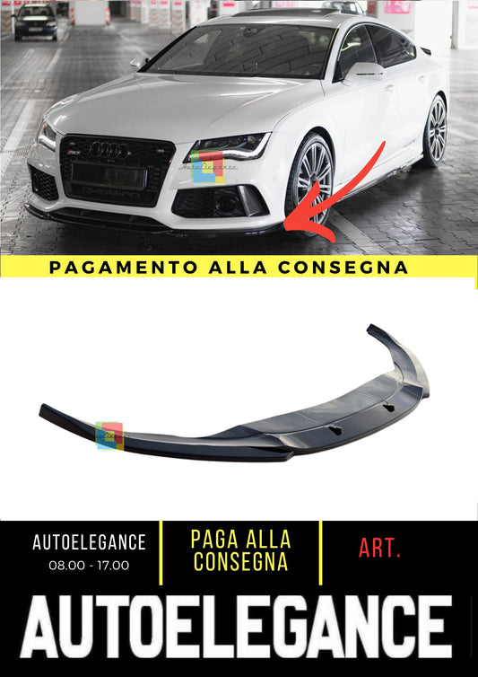 😎Splitter Anteriore V.4 Adatto Per Audi RS7 C7😎