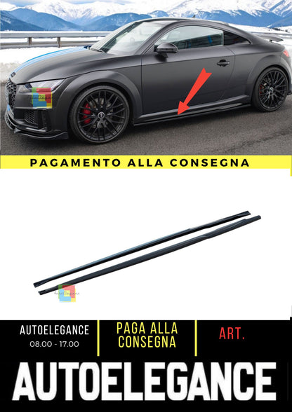 😎Minigonne laterali Adatto Per Audi TT S / TT S-Line 8S Facelift😎