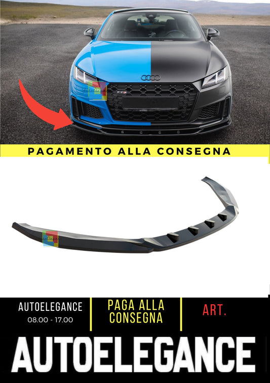😎Splitter anteriore V.2 Adatto Per Audi TT S / TT S-Line 8S Facelift😎
