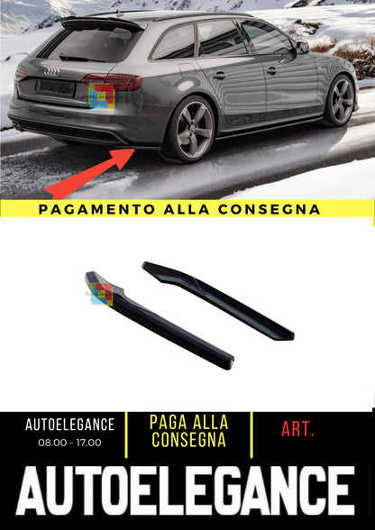 😍Rear Side Splitter V.2 Suitable For Audi A4 S-Line Avant B8 Facelift😍