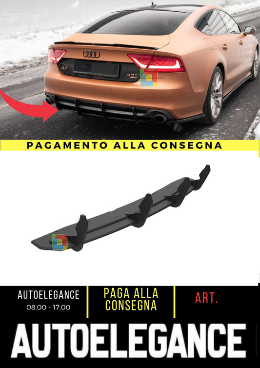 😍Diffusore posteriore Street Pro Adatto Per Audi A7 S-Line C7😍