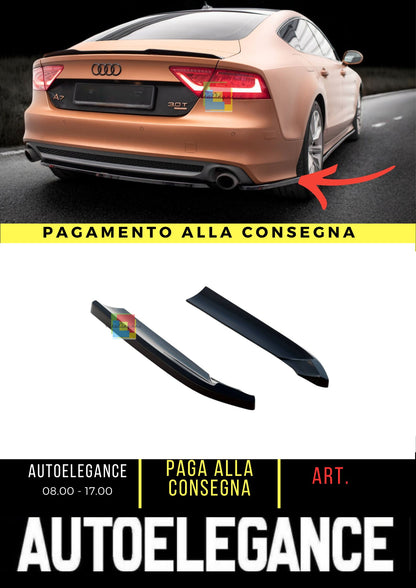 😍Rear Side Splitter V.2 Suitable For Audi A7 S-Line C7😍