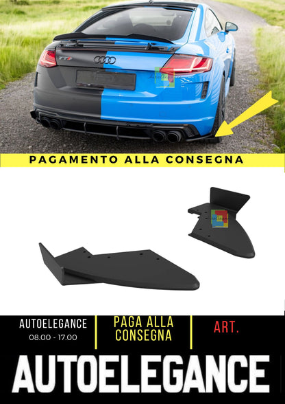 😍Splitter laterali posteriori Street Pro + flap per Audi TT S 8S Facelift😍