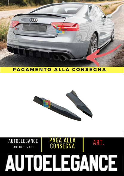 😍Splitter laterali posteriori Adatto Per Audi S5/A5 S-Line Coupe 8T Facelift😍