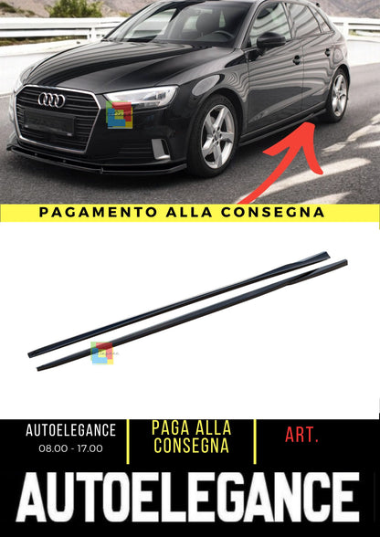 😍Minigonne Laterali Adatto Per Audi A3 Sportback 8V Facelift😍