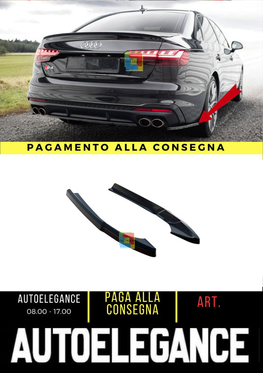 💥Rear Side Splitters Suitable For Audi S4 B9 Facelift💥