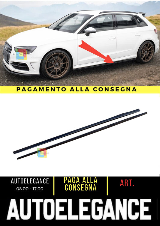 💥Minigonne Laterali Adatto Per Audi S3 / A3 S-Line Sportback 8V💥