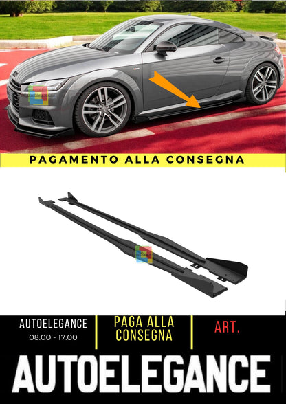 💥Minigonne laterali Street Pro + alette Audi TT S / S-Line 8S💥