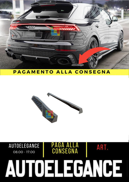 😍Splitter laterali posteriori in fibra di carbonio adatto per Audi RSQ8 Mk😍