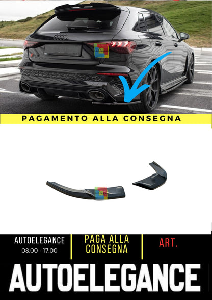 😍Splitter laterali posteriori V.1 Adatto Per Audi RS3 Sportback 8Y😍