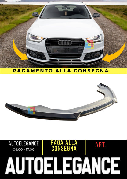 😍Splitter anteriore V.2Adatto Per Audi A4 Competition B8 Facelift😍