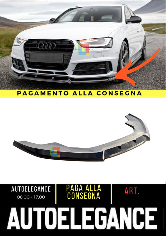 😍Splitter anteriore V.1 Adatto Per Audi A4 Competition B8 Facelift😍