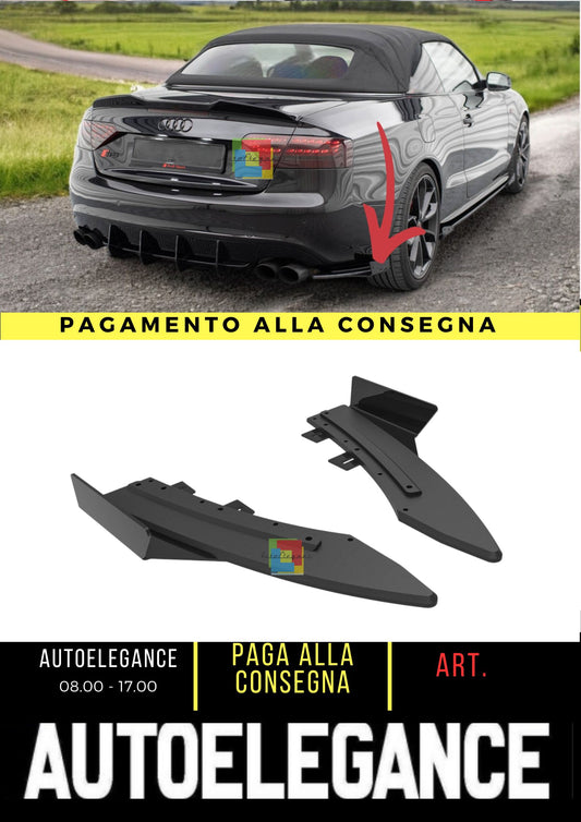 😍Street Pro rear splitter+flap suitable for Audi S5/A5 S-Line Coupé😍