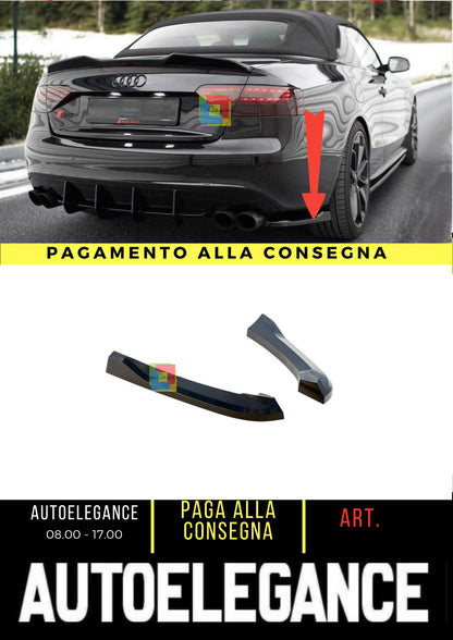 😎Rear splitter V.1 Suitable for Audi S5/A5 S-Line Coupé/Cabriolet 8T😎
