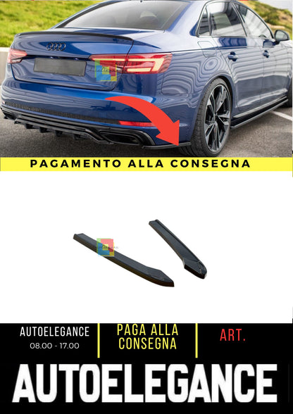😎Splitter laterali posteriori adatto per Audi A4 Competition B9😎