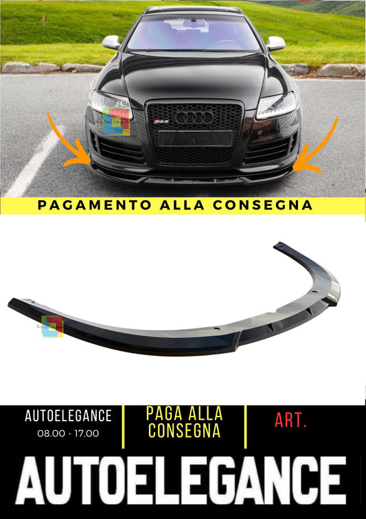 😍Front Splitter V.2 Suitable For Audi RS6 Avant C6😍