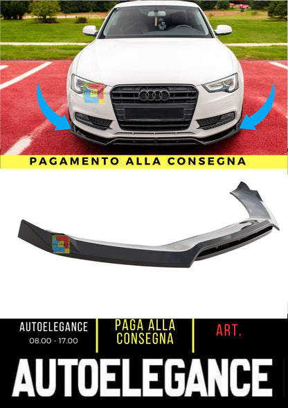 🌺Front splitter V.2 suitable for Audi A5 Coupe / Sportback 8T Facelift🌺