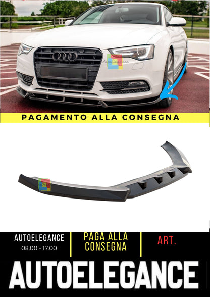 🌺Splitter anteriore V.1 adatto per Audi A5 Coupe / Sportback 8T Facelift🌺