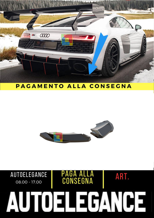 🌺Splitter laterali posteriori adatto per Audi R8 Mk2 Facelift🌺
