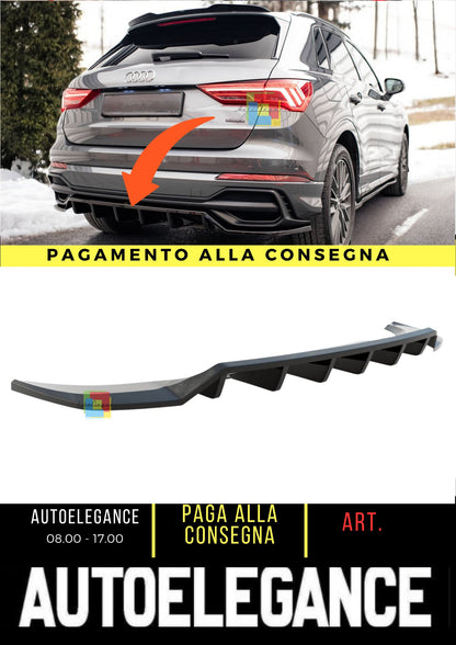 🔥Splitter posteriore (con barre verticali) Adatto Per Audi Q3 S-Line F3🔥