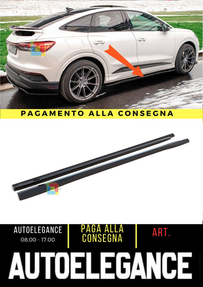 🔥Side skirts Suitable For Audi Q4 e-tron Sportback S-line Mk1🔥