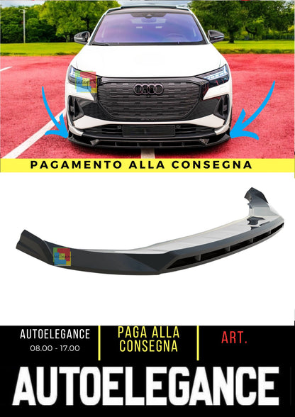 🔥Splitter anteriore V.2 adatto per Audi Q4 e-tron Sportback S-line Mk1🔥