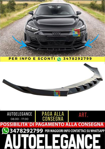 💯Splitter anteriore V.1 adatto per Audi e-Tron GT / RS GT Mk1💯