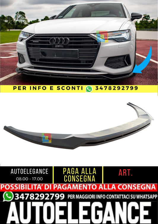 💯Splitter anteriore V.3 adatto per Audi A6 C8💯
