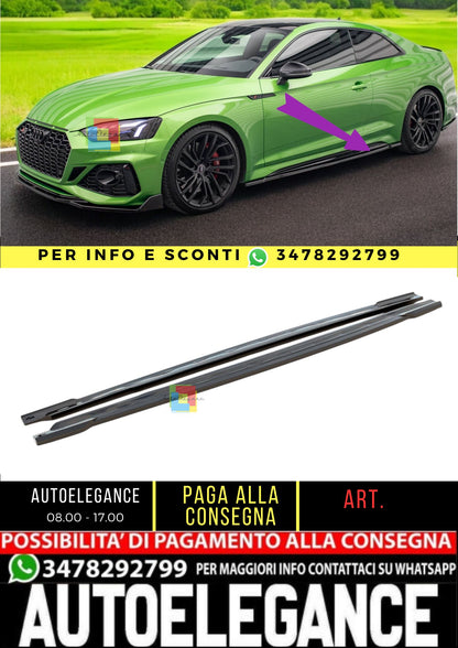 ⭐️Side skirts suitable for Audi RS5 Coupe F5 Facelift⭐️