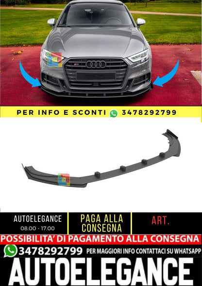 ⭐️Splitter Street Pro V.1+flap Suitable for Audi S3/A3 S-Line Sportback 8V⭐️