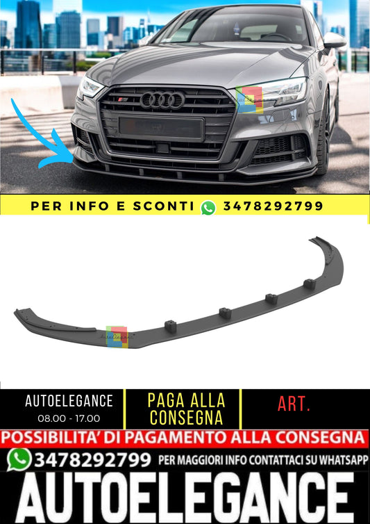 ⭐️Front Splitter Street Pro Audi S3 / A3 S-Line Sportback 8V Facelift⭐️