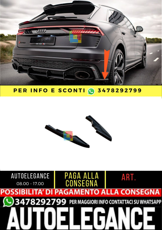 😎Rear side splitter suitable for Audi RSQ8 Mk1😎