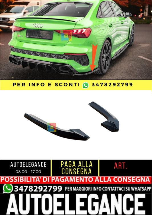 😎Splitter laterali posteriori adatto per Audi RS3 Sedan 8Y😎