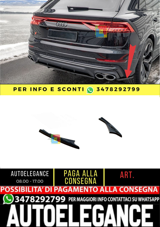 😎Rear side splitter suitable for Audi SQ8 Mk1😎