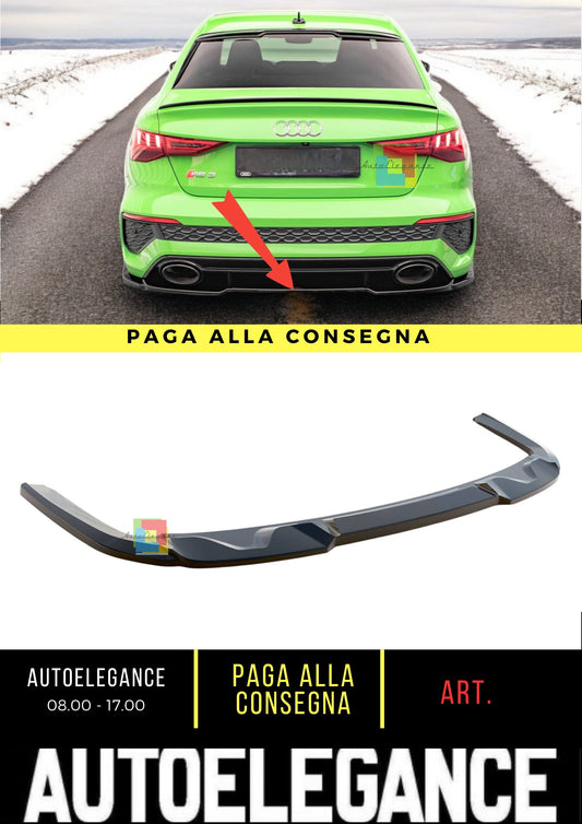 😎Rear splitter suitable for Audi RS3 Sedan 8Y😎