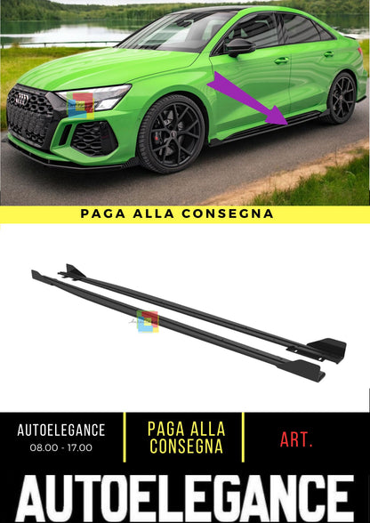 😎Street Pro Side Skirts + Wings Suitable for Audi RS3 Sedan 8Y😎
